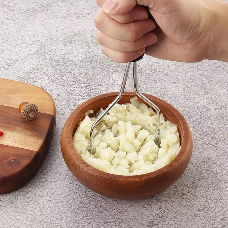 Metal Potato Masher, Rice Presser, Fruit Juice Maker, Potatoes Mud Pusher, Smooth Musher Crusher, Kitchen Accessories Metal Potato Masher, Rice Presser, Fruit Juice Maker, Potatoes Mud Pusher, Smooth Musher Crusher, Kitchen Accessories